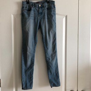 US Polo Assn. Junior's Newport Curvy Skinny Soft Mid Rise Jeans Size 8M